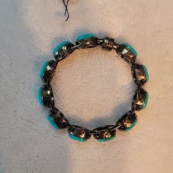 NWT Chicos faux turquoise bracelet - Picture 3 of 6